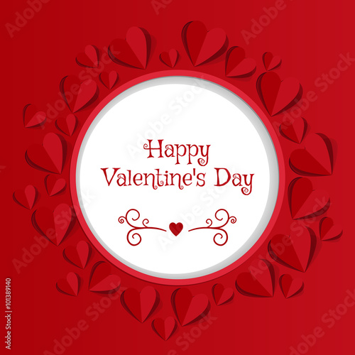 Valentine's day abstract background.