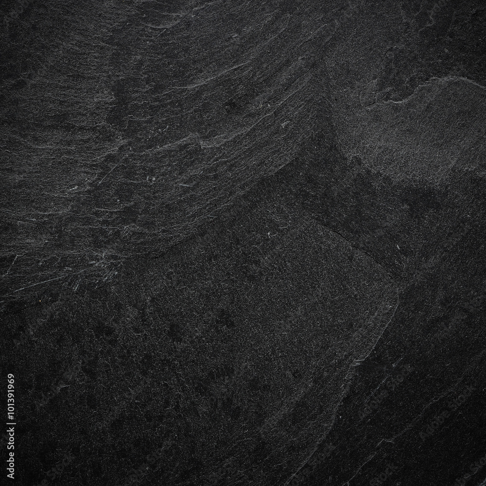 Naklejka premium Dark grey black slate background or texture.
