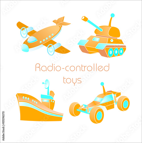 icons for radio-controlled toys