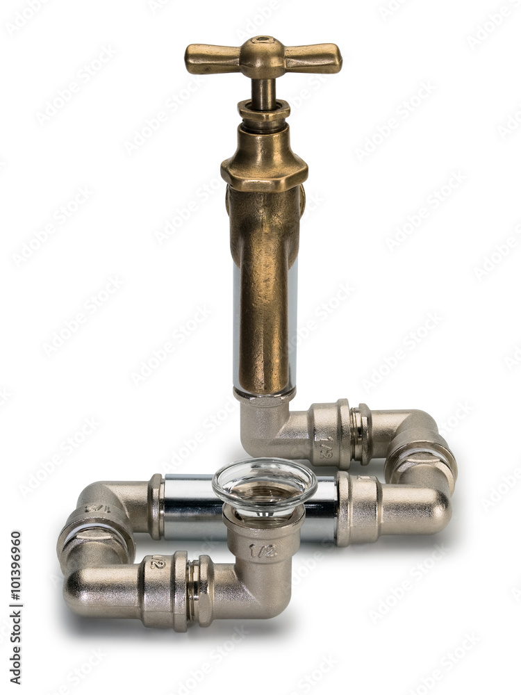 The closed system of a water pipe