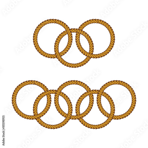 brown rope theme