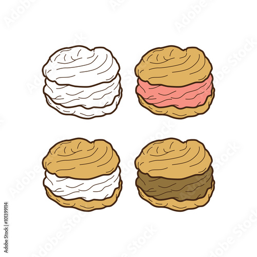 delicious cream puff