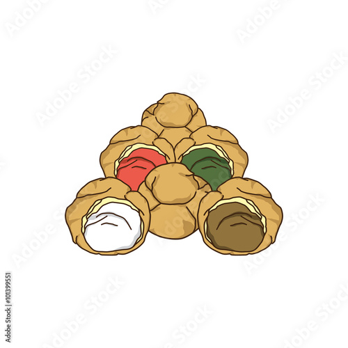 delicious cream puff