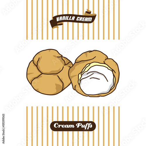 delicious cream puff