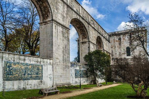 Aguas Livres Aqueduct (Aqueduct of Free Waters) Lisbon, Portugal