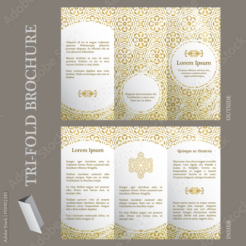 Tri-fold brochure template