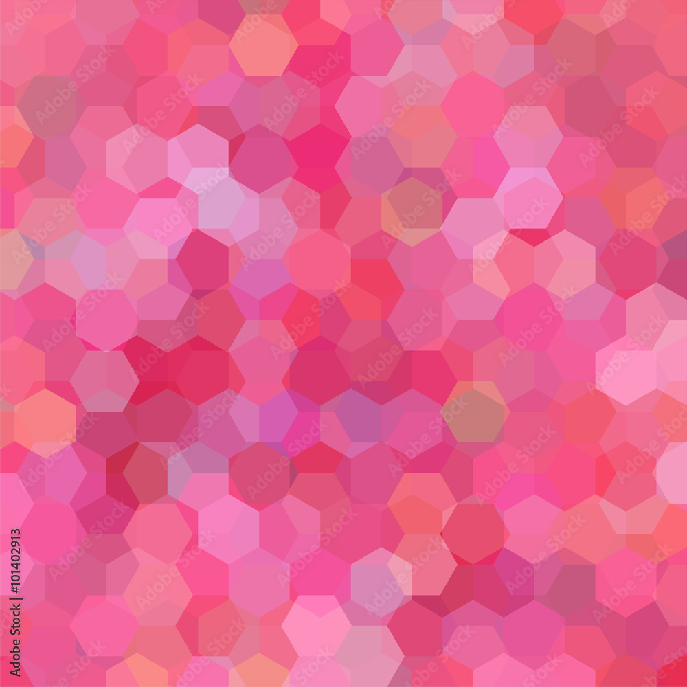 Vector background with hexagons.