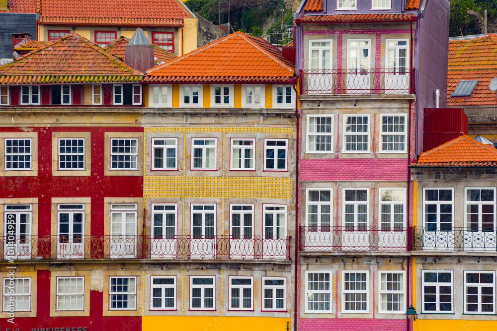 Ribeira, the old town of Porto, Portugal