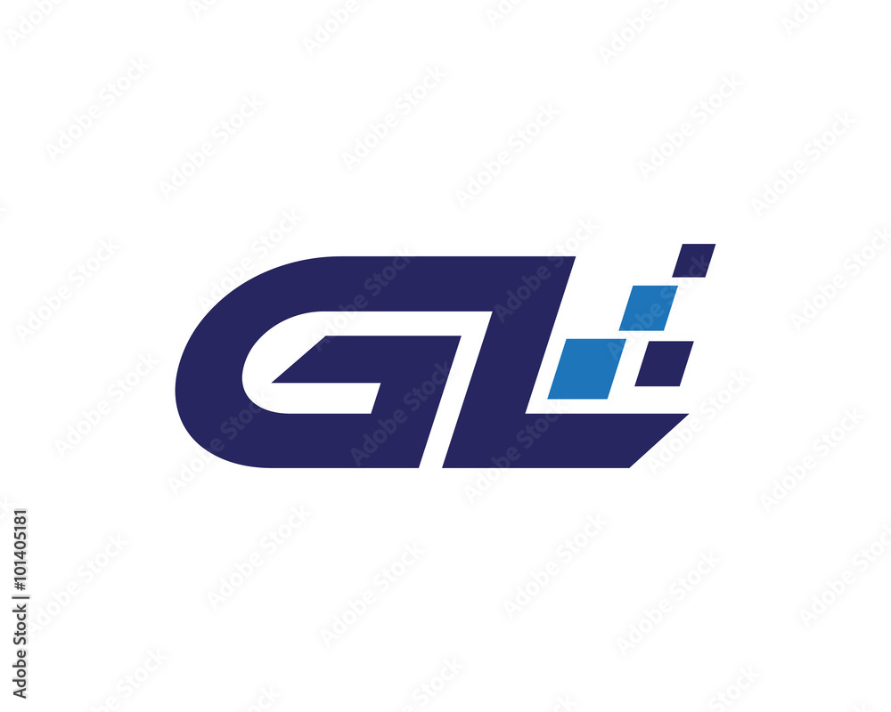 GL digital letter logo GL digital letter logo