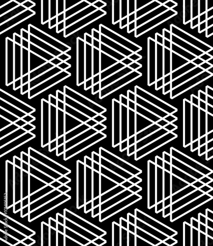 Triangles pattern. Seamless geometric lines texture.