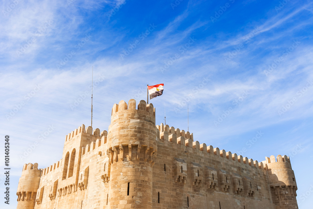 Qaitbay  Citadel in Alexandria Egypt