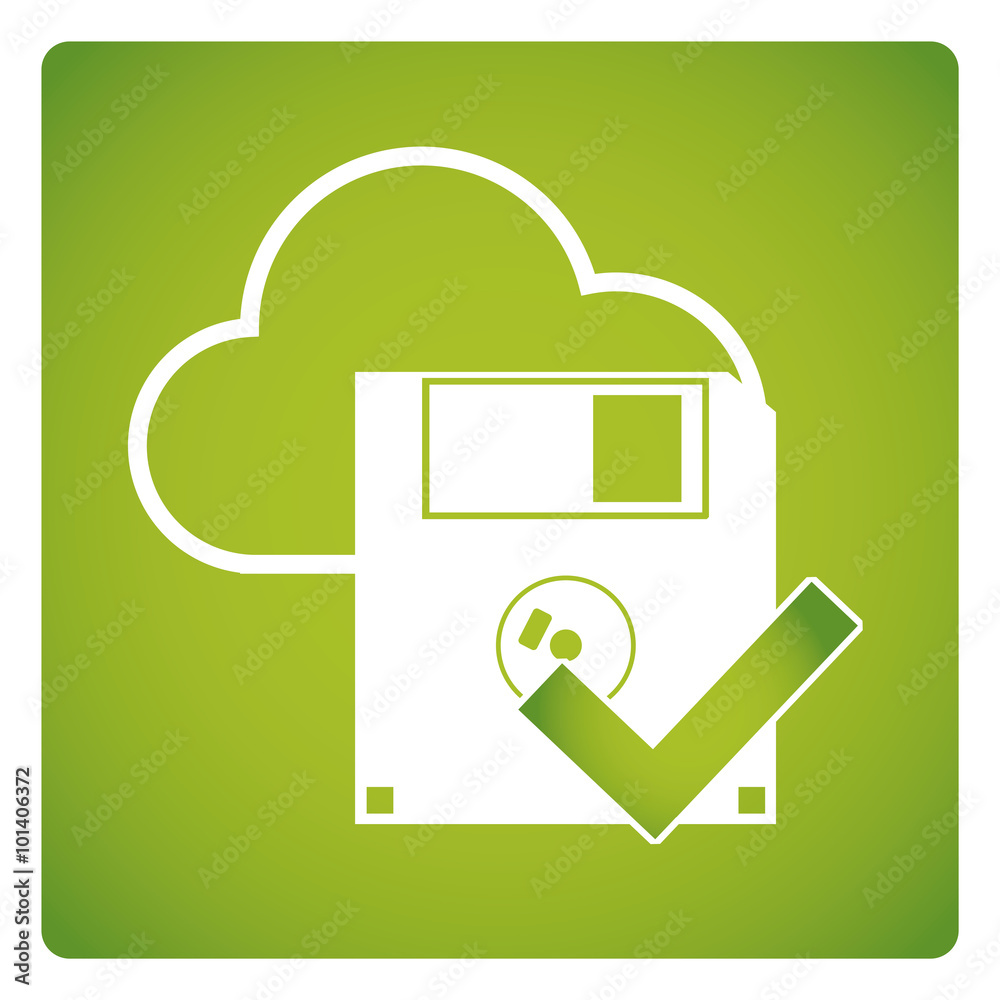 Εκτύπωση καμβά Free license vector,  green color background