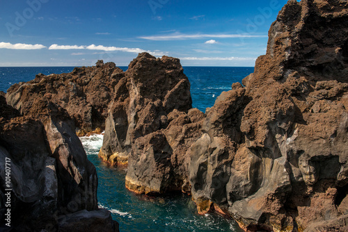 Landscape Volcanic coast in...