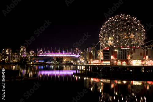 Vancouver Skyline at Night