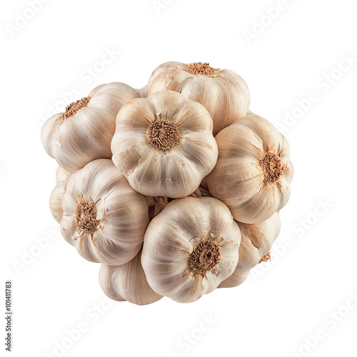 Garlic Isolated Clipping Path Included