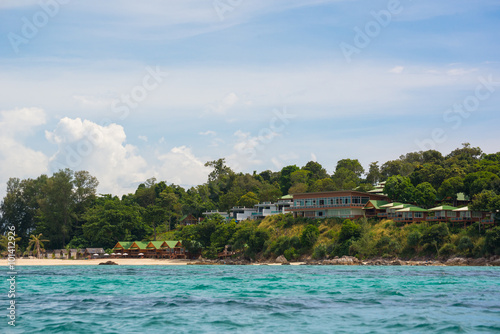 Beautiful resort locate on the cliff of Koh Lipe. © annop24