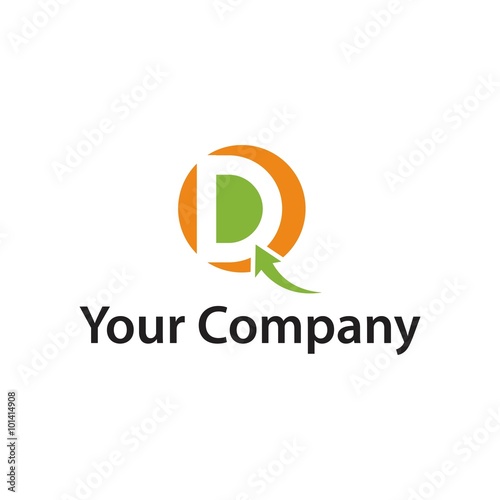 creative logo with arrow