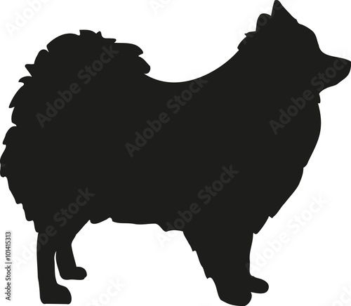 Pomeranian silhouette