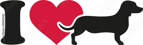 I love Dachshund icon