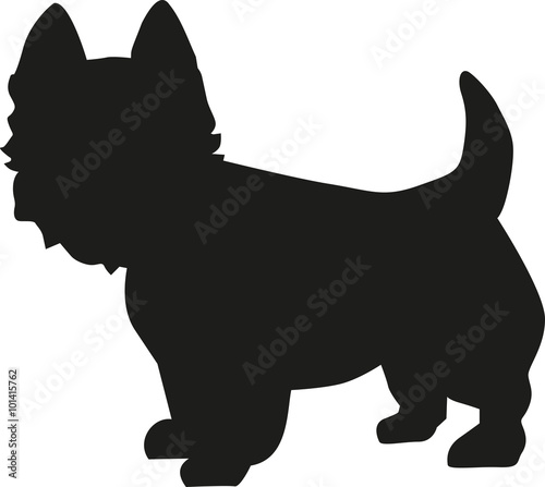 West Highland Terrier silhouette