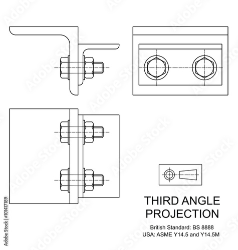 Third Angle Orthographic Projection