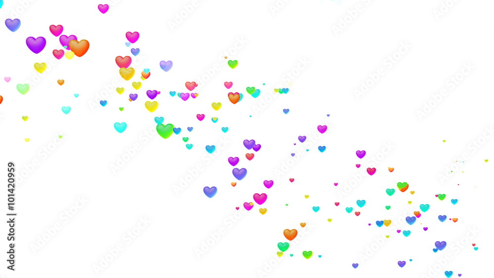 Colorful Heart Space.
Colorful Heart Space.