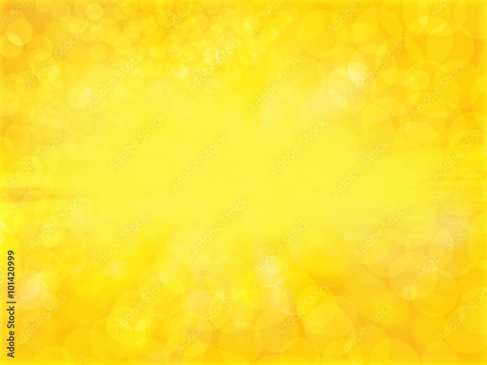 Yellow bokeh abstract light backgrounds