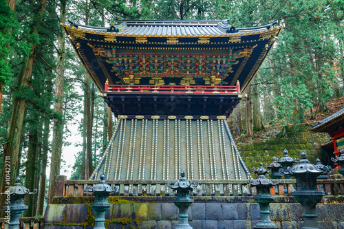 Drum Tower (Koro) at Taiyuinbyo Shrine in Nikko, Japan photo