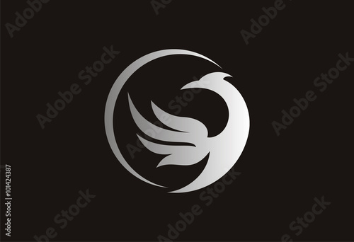 Circle Bird Logo Vector © hanif_herm