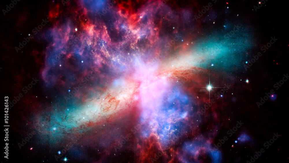 Fototapeta premium Space nebula. Elements of this image furnished by NASA