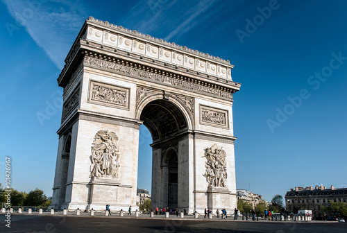 Arc de Triomphe - Arch of Triumph, Paris, France © warasit