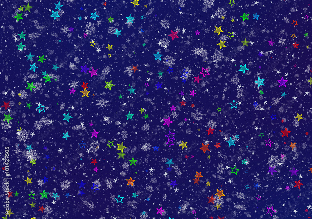snowfall and stars backgrounds of evening time snowfall and stars backgrounds of evening time