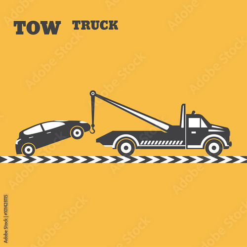 Tow truck emblem