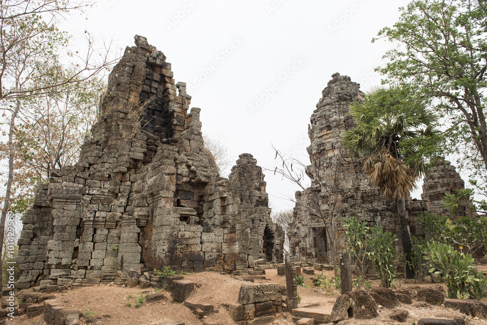 Ruinas del Templo Phnom Banan. Battambang, Camboya