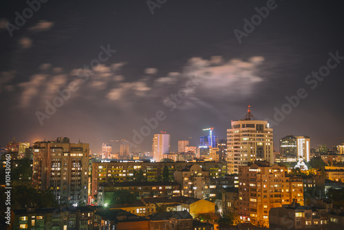 Night landscape of the city of Rostov-on-don