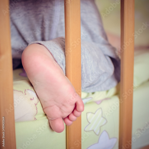 Cute baby's foot