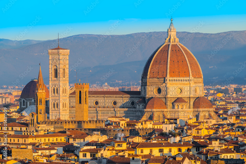 Florence, Duomo and Giotto's Campanile.