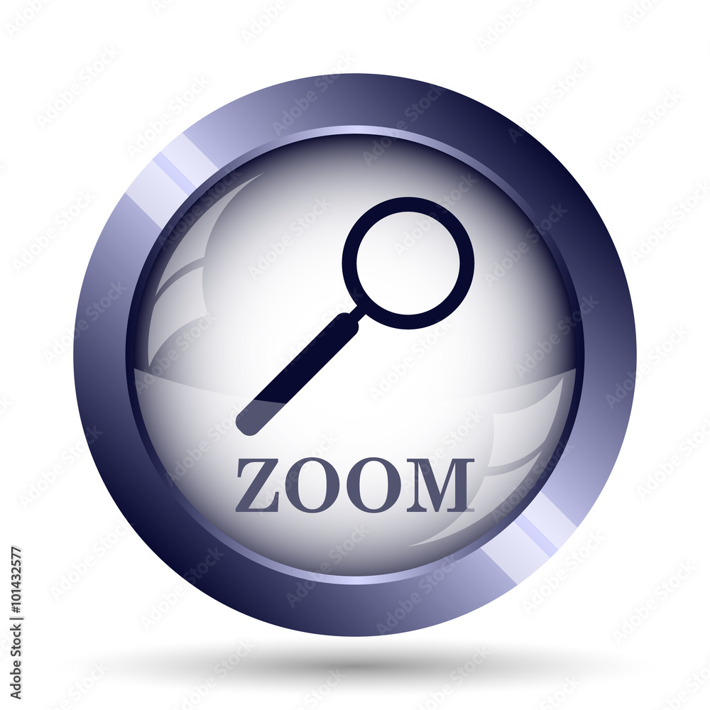 Zoom with loupe icon Zoom with loupe icon