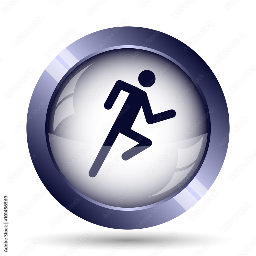 Running man icon Running man icon
