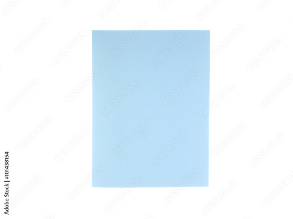 blue paper for notes on a white background blue paper for notes on a white background