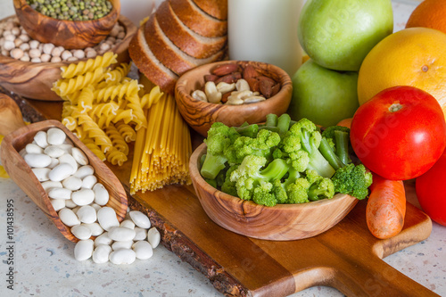 Selection of nutrients for vegetarian diet