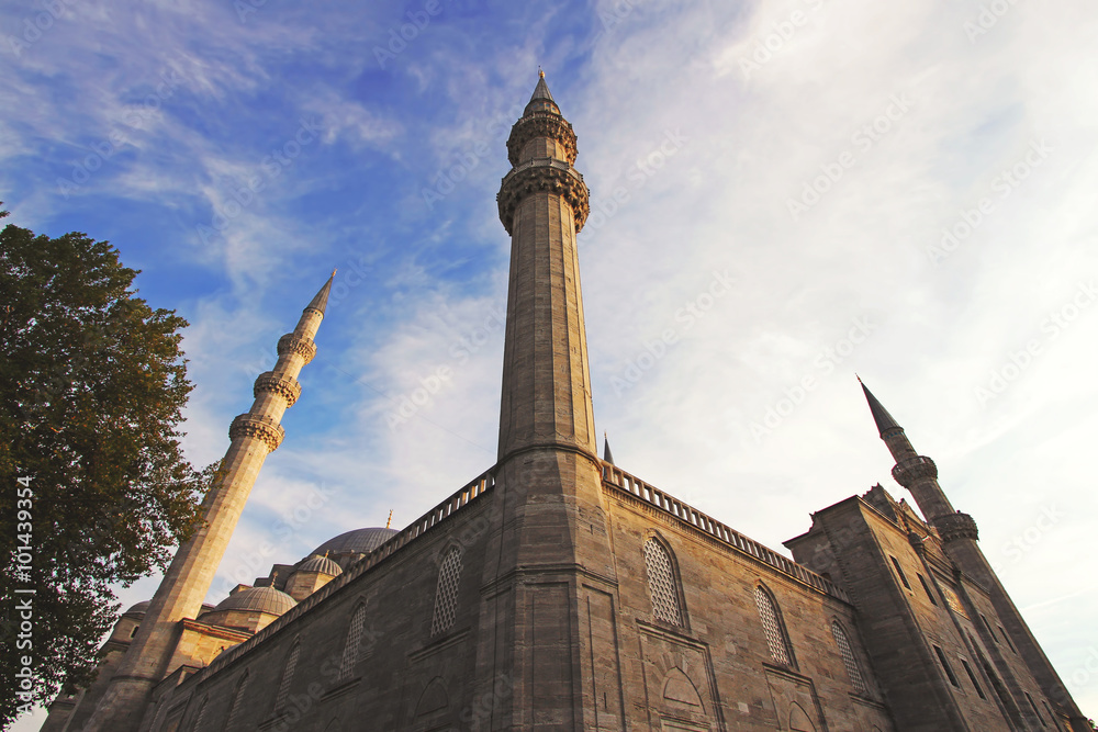 Suleiman mosque in Istanbul,Turkey 