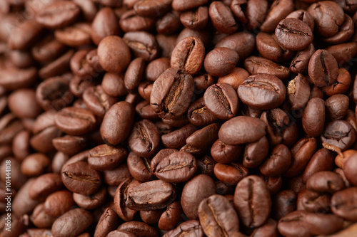 Coffee beans closeup