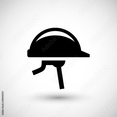 Protective helmet icon