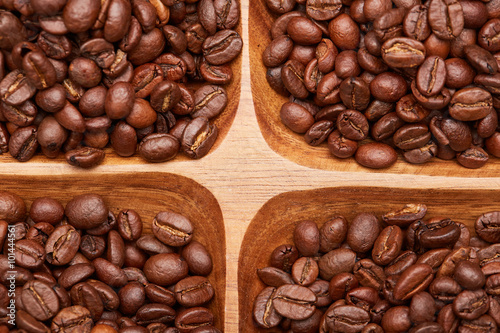 coffee beans on a platter