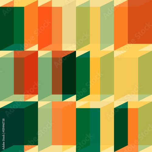 Seamless geometric retro pattern