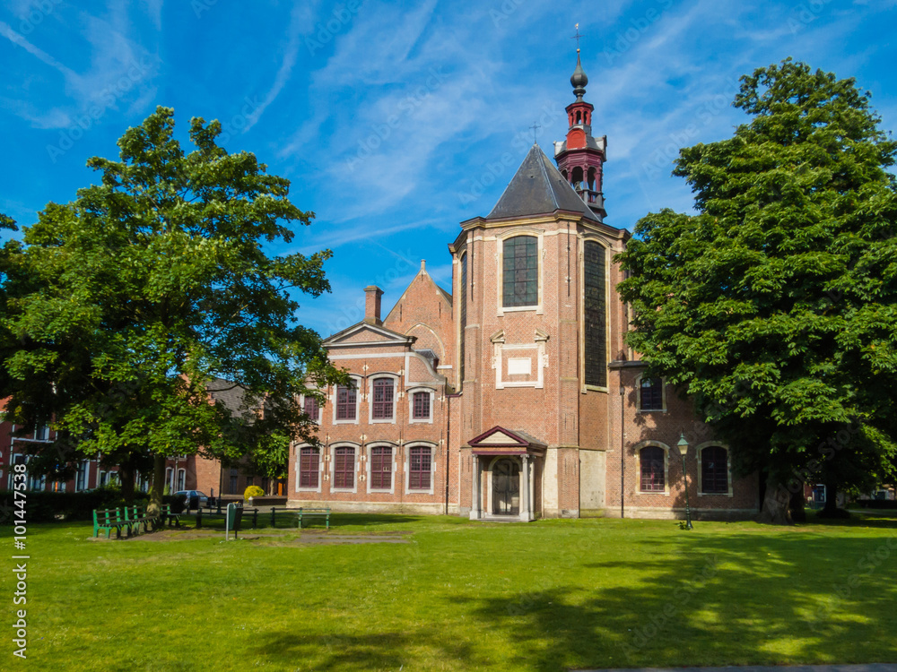 Church of the Sint-Elisabeth Begijnhof (Saint-Elisabeth Beguinage), Ghent, Belgium