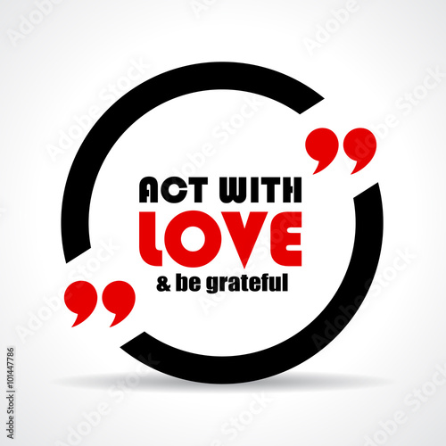 Motivational quote circle