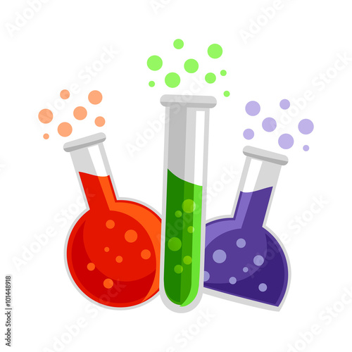 Illustration of Laboratory Test Tubes