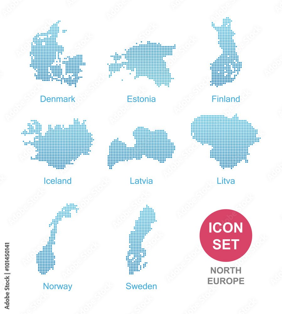 Counties of North Europe